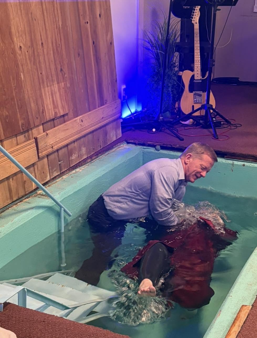 Baptism in Jesus' name at Pentecostals of Rogue Valley