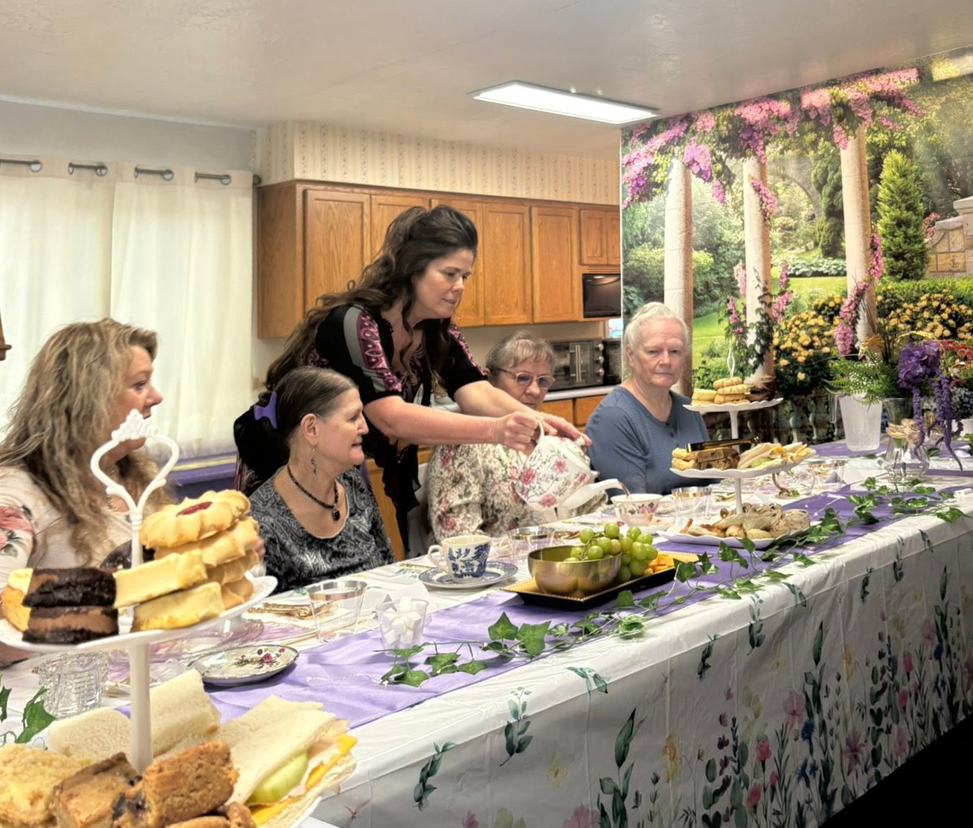 Ladies fellowship tea gathering